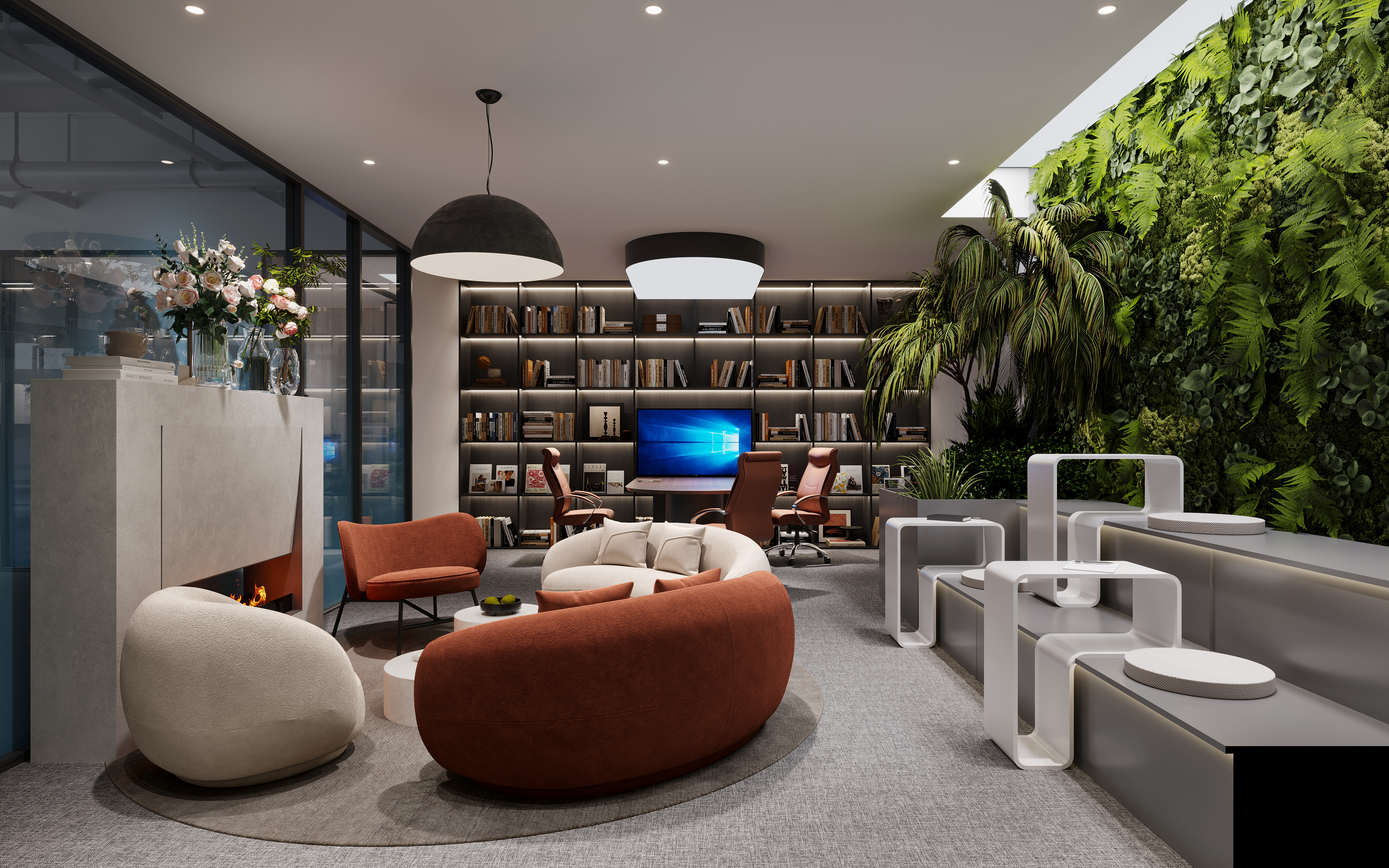 办公室装修效果图