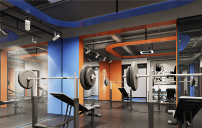 北京健身房装修设计效果