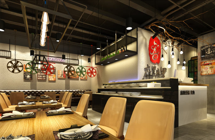 餐饮装修效果图