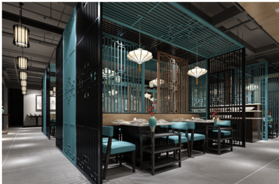 北京高档饭店装修设计效果图