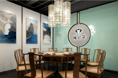 北京羊蝎子饭店餐饮装修效果图
