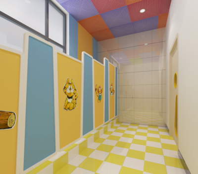 北京教育卫生间装修效果图